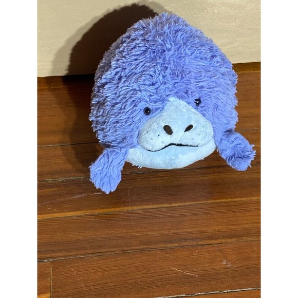 Squishable Fuzzy Purple RARE Manatee Stuffed Animal Plush Toy